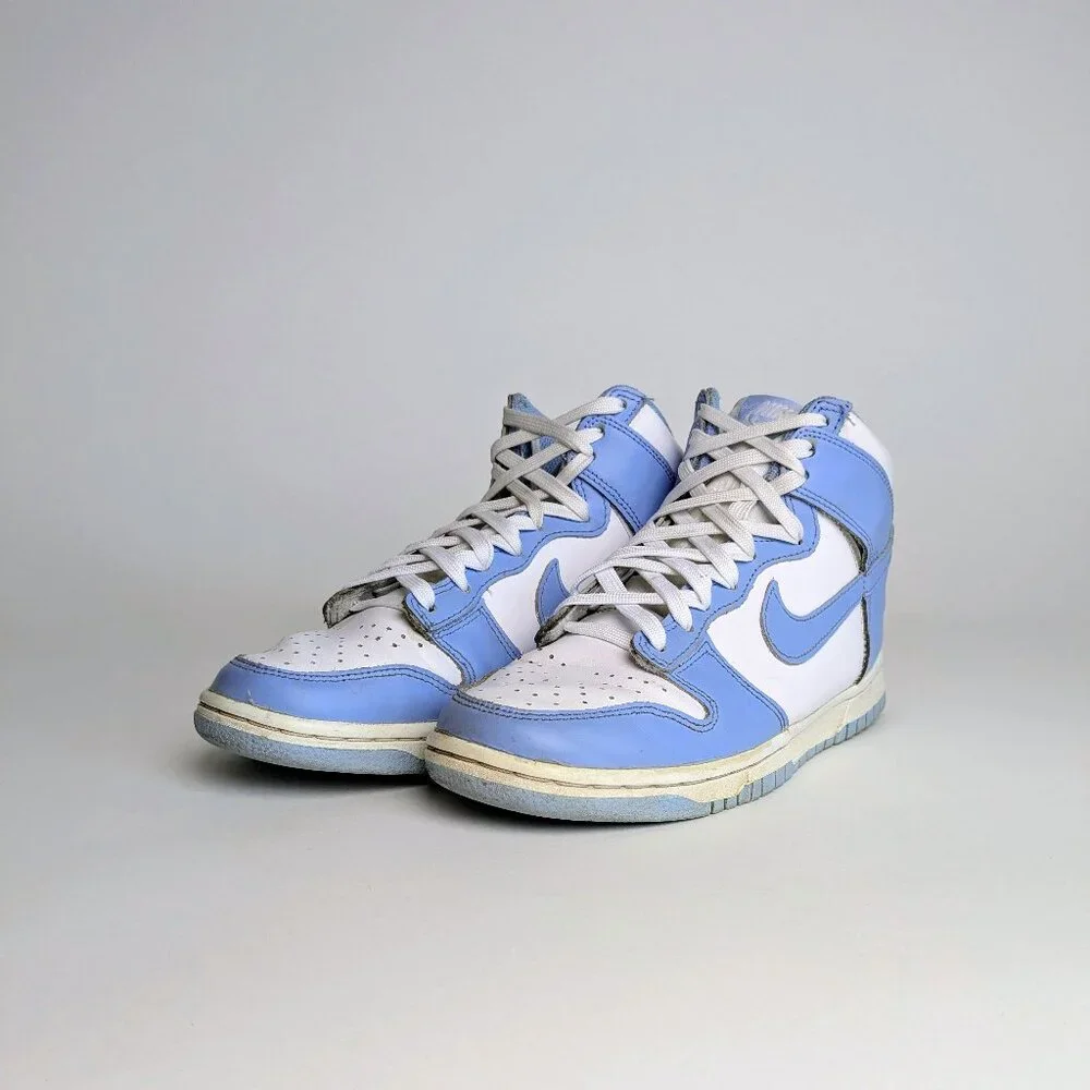 Nike Dunk High Aluminium University Light Blue Woman size :6.5